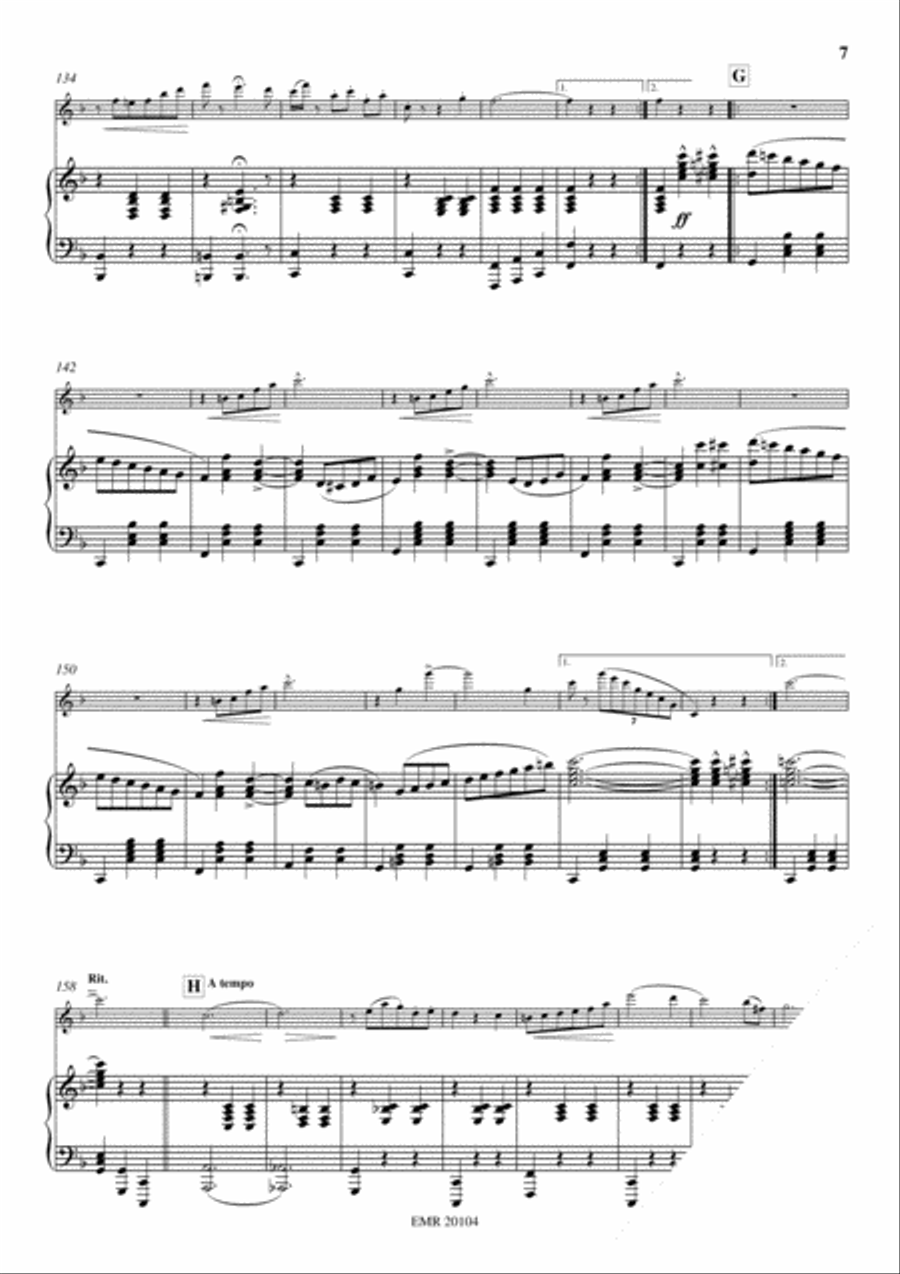 Love's Enchantment Violin Solo scores gallery preview page 7