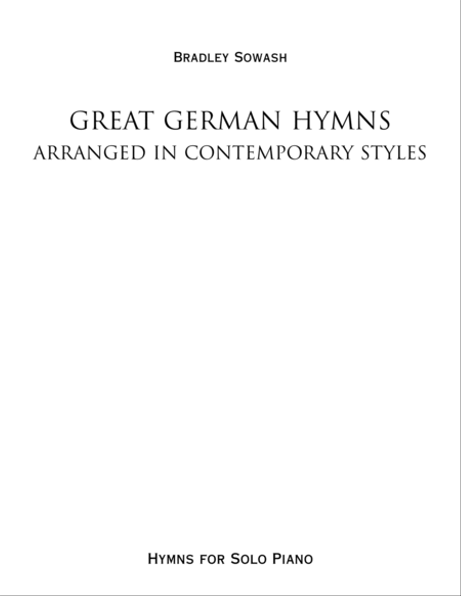 Great German Hymns arranged in contemporary styles Piano Solo scores gallery preview page 2