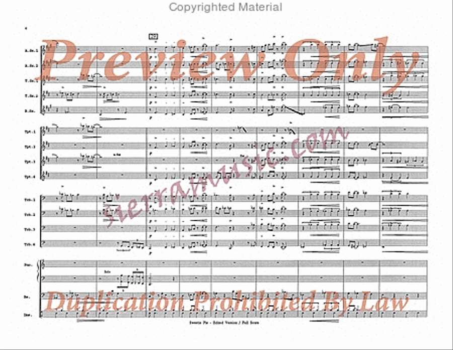 Sweetie Pie (Edited) (aka Easy Chair) Big Band scores gallery preview page 5