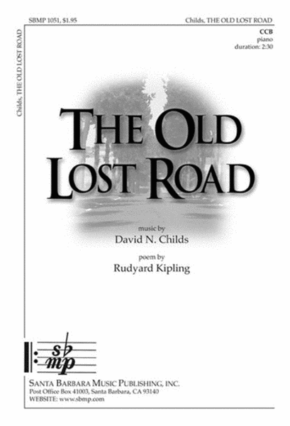 The Old Lost Road - CCB (cambiata voices) Octavo image number null