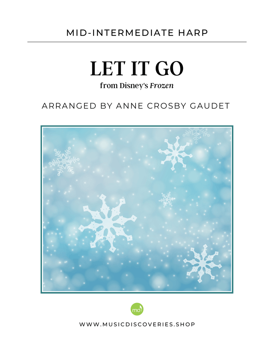 Let It Go Celtic Harp scores gallery preview page 1