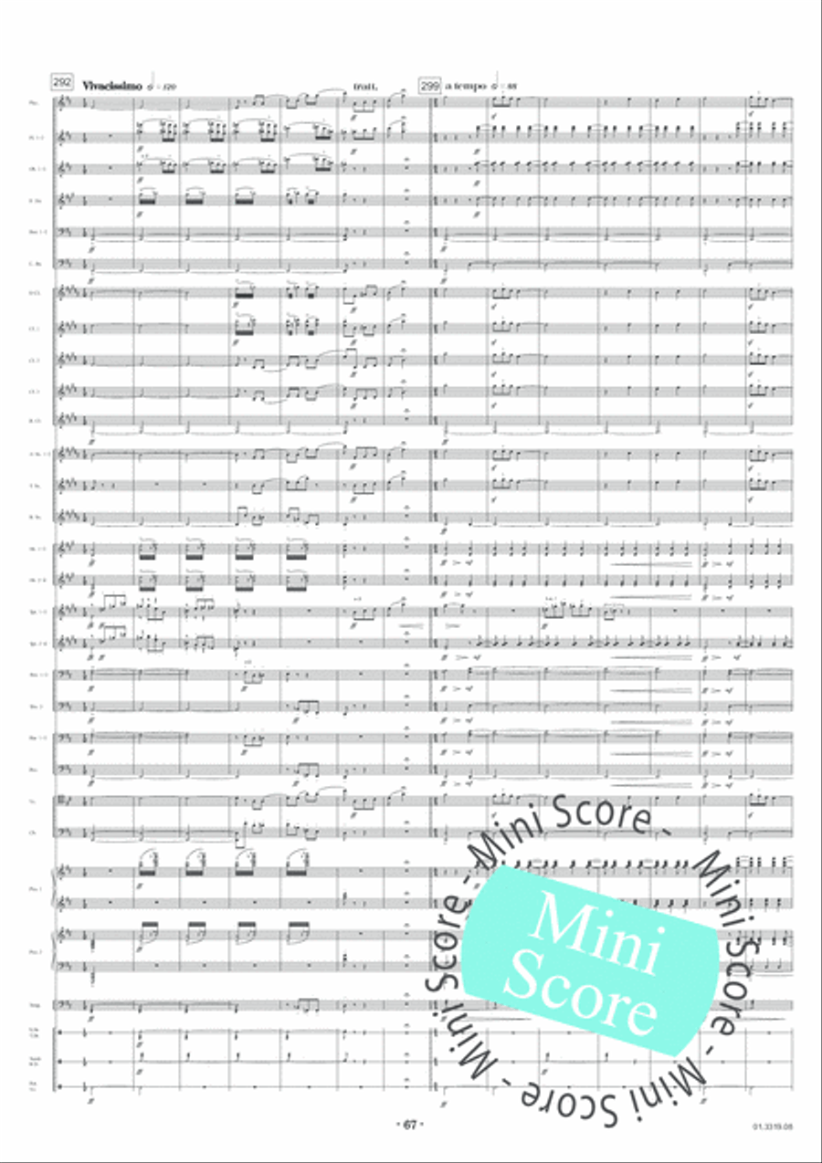 Feste Romane Concert Band scores gallery preview page 71