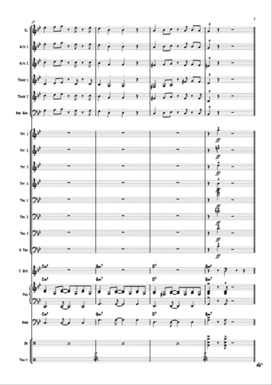 Sal Tico Jazz Ensemble scores gallery preview page 6