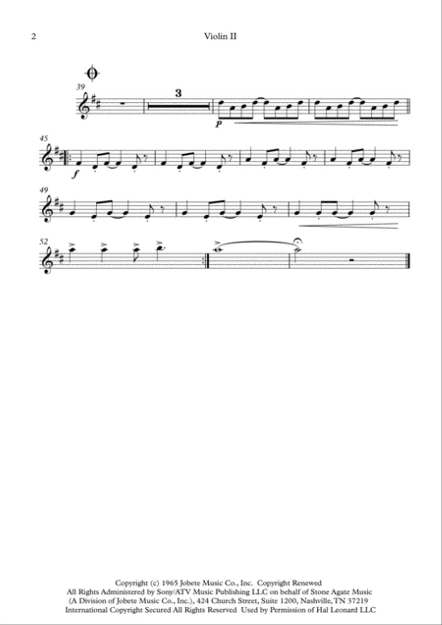 I Can't Help Myself (Sugar Pie, Honey Bunch) String Quartet scores gallery preview page 4