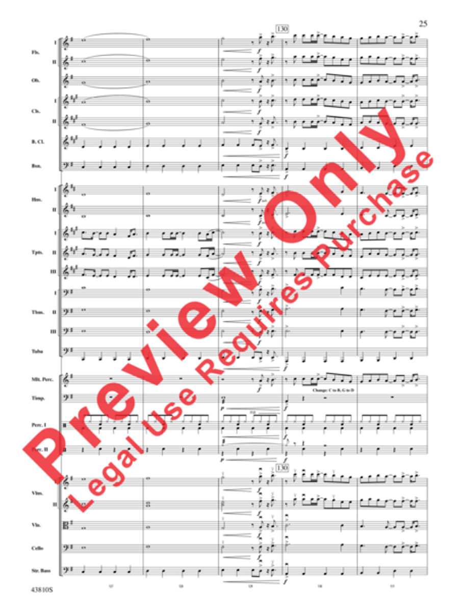 Rocky Broadway Full Orchestra scores gallery preview page 26
