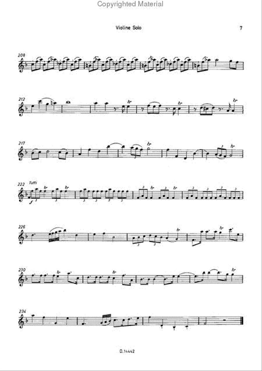 Concerto F-Dur Concerto F-Dur School and Community scores gallery preview page 43