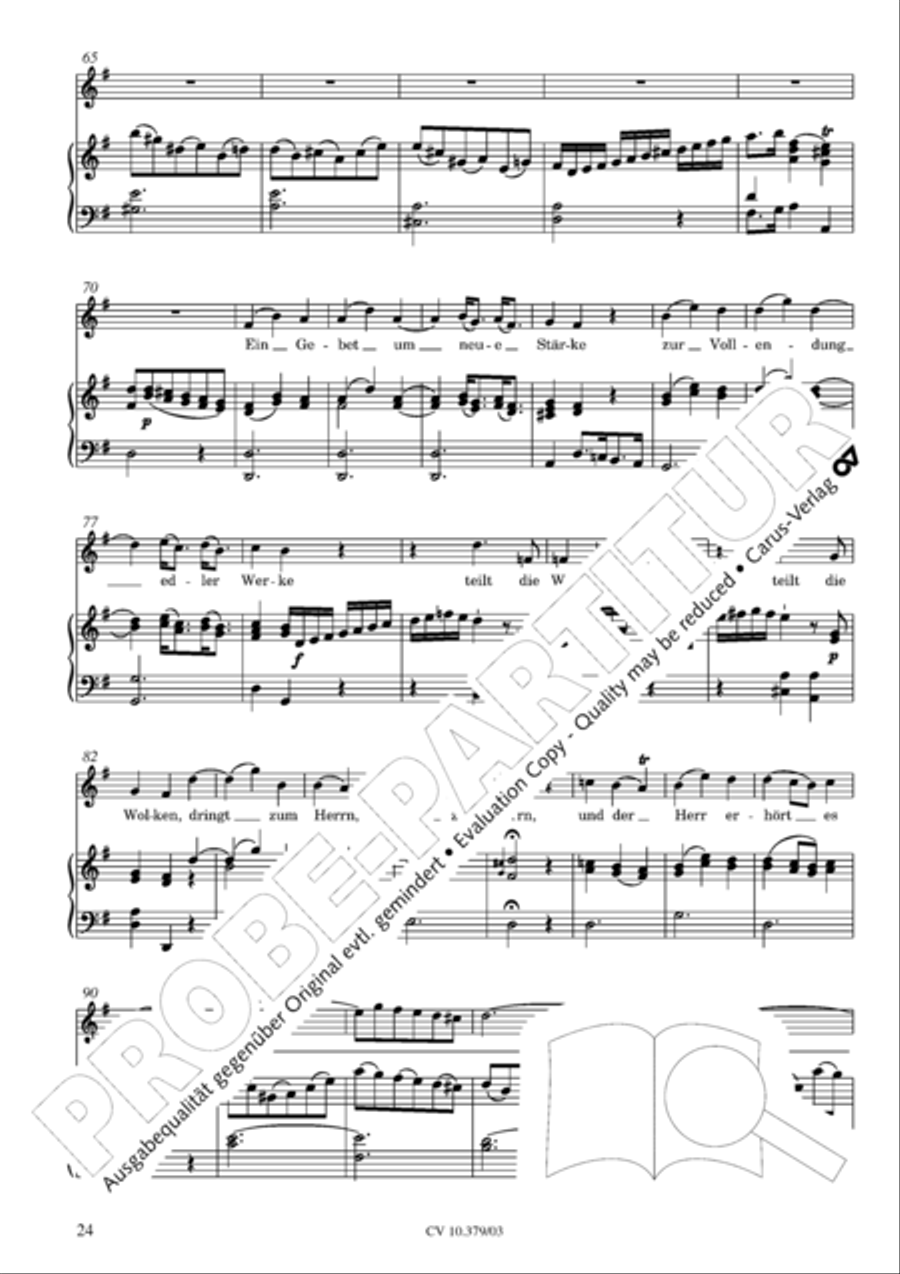 Der Tod Jesu 4-Part scores gallery preview page 25