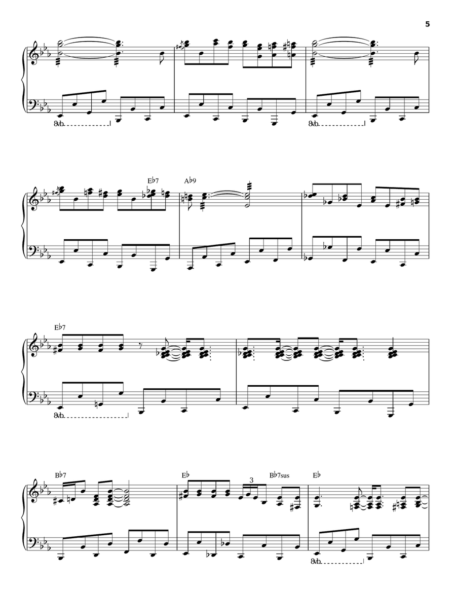 Mess Around Piano scores gallery preview page 5