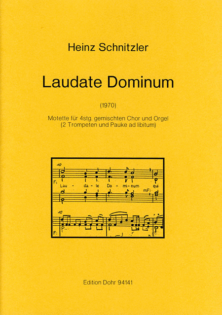 Laudate Dominum (1970) -Motette für vierstimmigen gemischten Chor und Orgel- (zwei Trompeten und Pauken ad lib.)