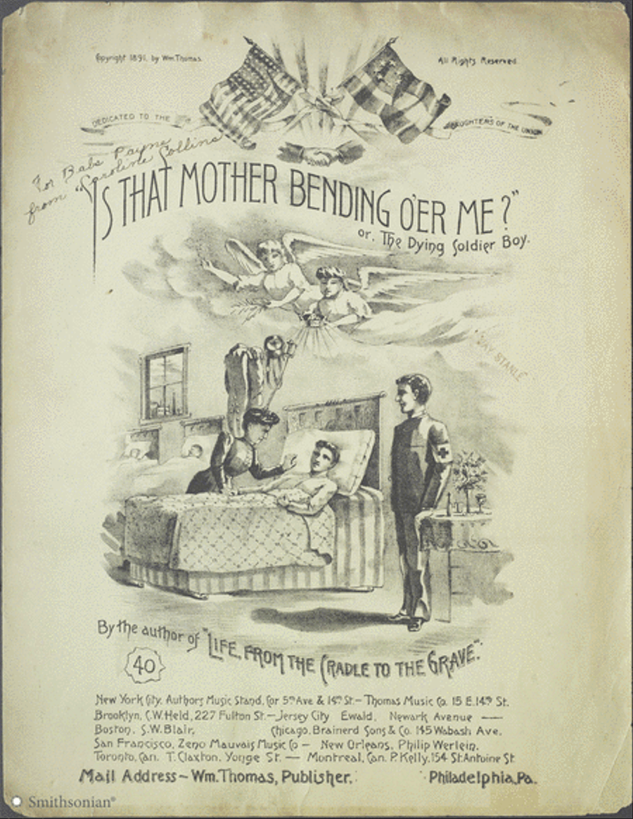Is That Mother Bending O'er Me? 4-Part scores gallery preview page 1