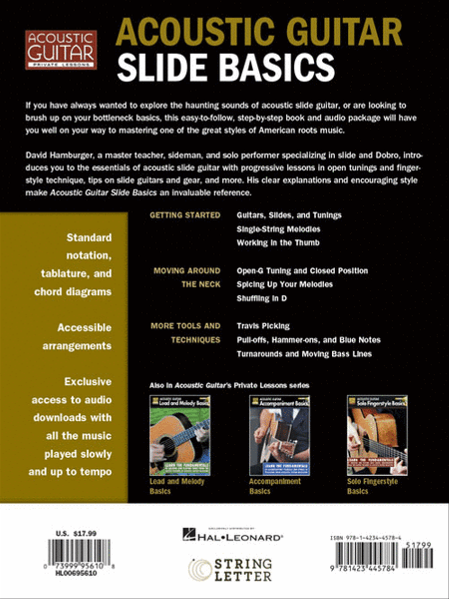 Acoustic Guitar Slide Basics Acoustic Guitar scores gallery preview page 6