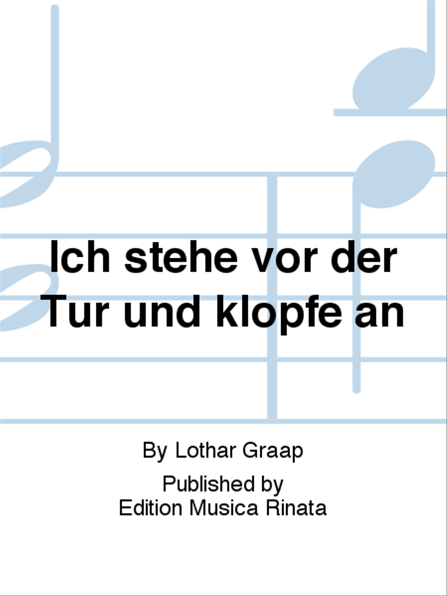 Ich stehe vor der Tur und klopfe an 4-Part scores gallery preview page 1