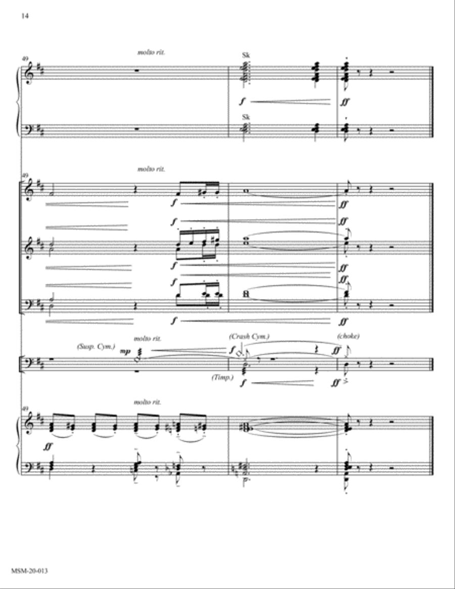 Flourish on Joy to the World Handbell Choir scores gallery preview page 7