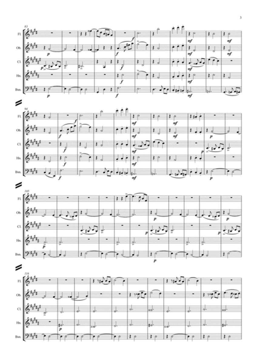 Tchaikovsky: The Seasons Op.37a “Winter” (Dec, Jan, Feb) - wind quintet image number null