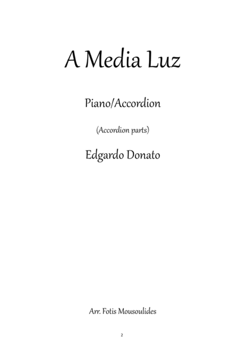 A Media Luz for accordion and piano image number null