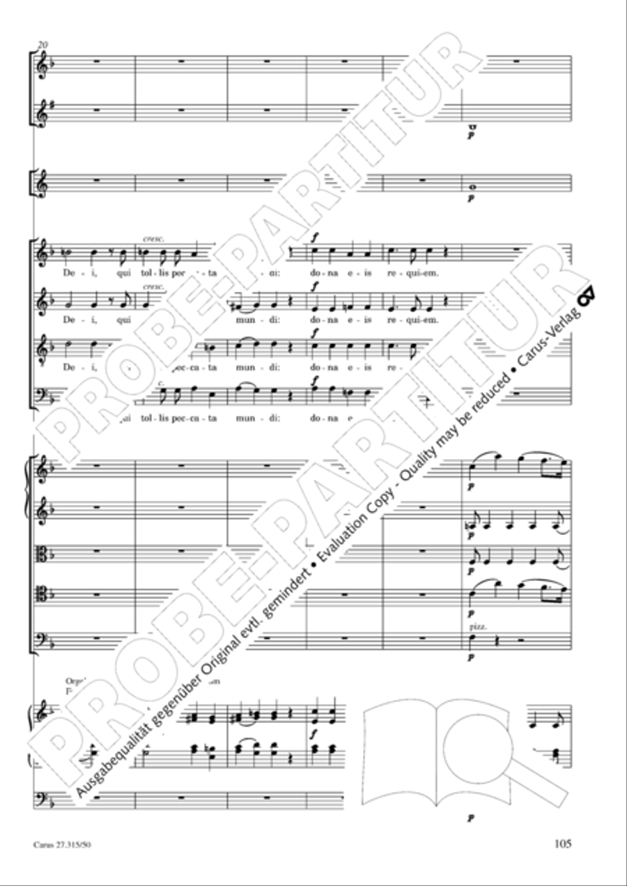 Requiem in C major Requiem in C major 4-Part scores gallery preview page 108