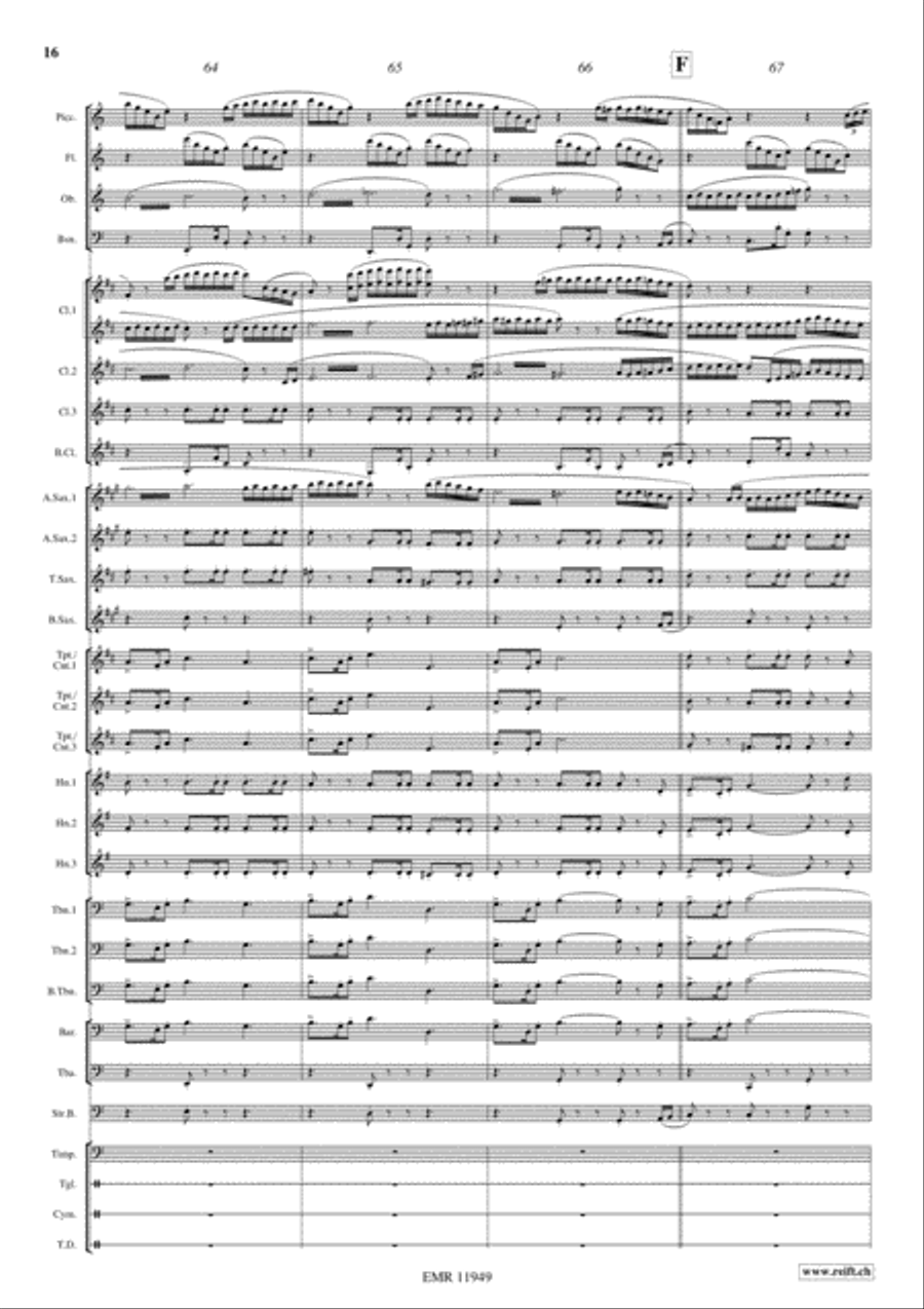 Apocalypse Now Concert Band scores gallery preview page 17