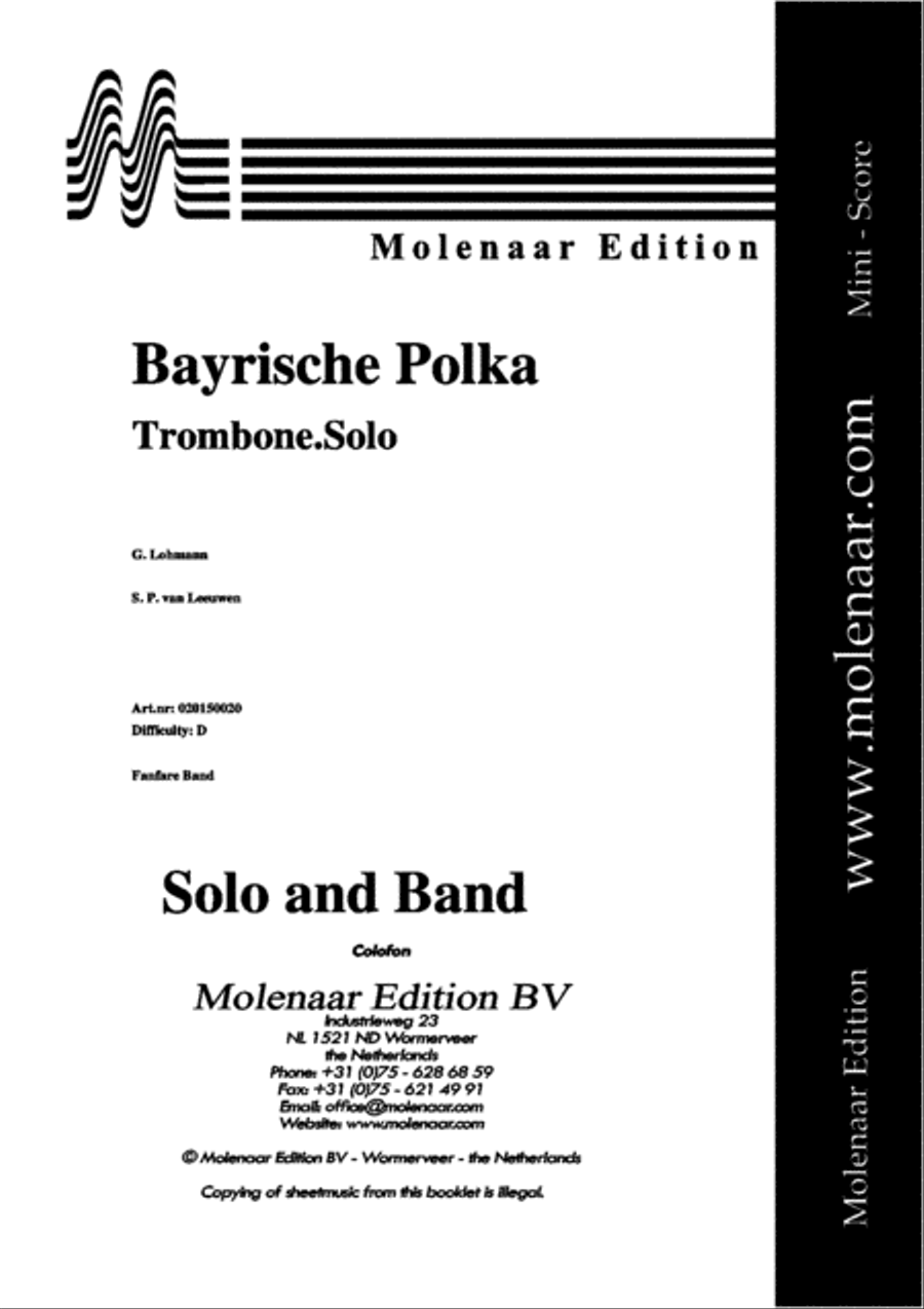 Bayerische Polka Fanfare Band scores gallery preview page 2