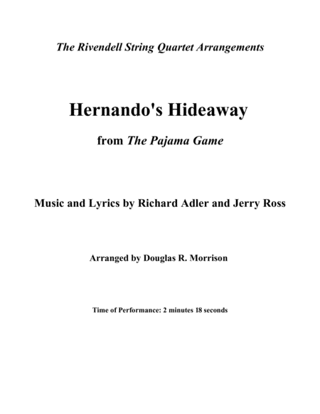 Hernando's Hideaway image number null