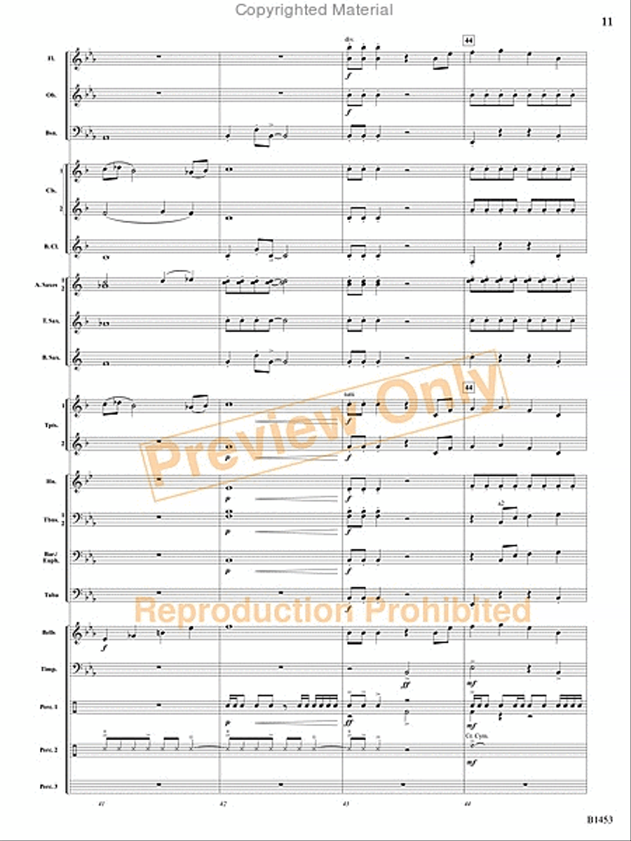 Soaring! Concert Band scores gallery preview page 10
