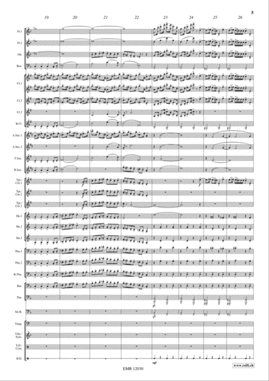 Romeo And Juliet Concert Band scores gallery preview page 6