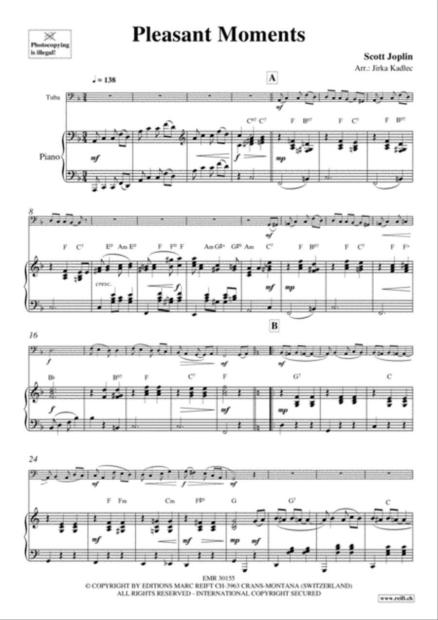 Pleasant Moments Tuba scores gallery preview page 4