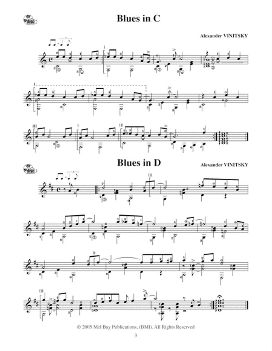 Blues and Jazz Preludes for Classical Guitar image number null