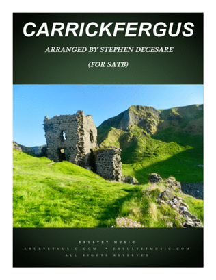 Book cover for Carrickfergus (for SATB)
