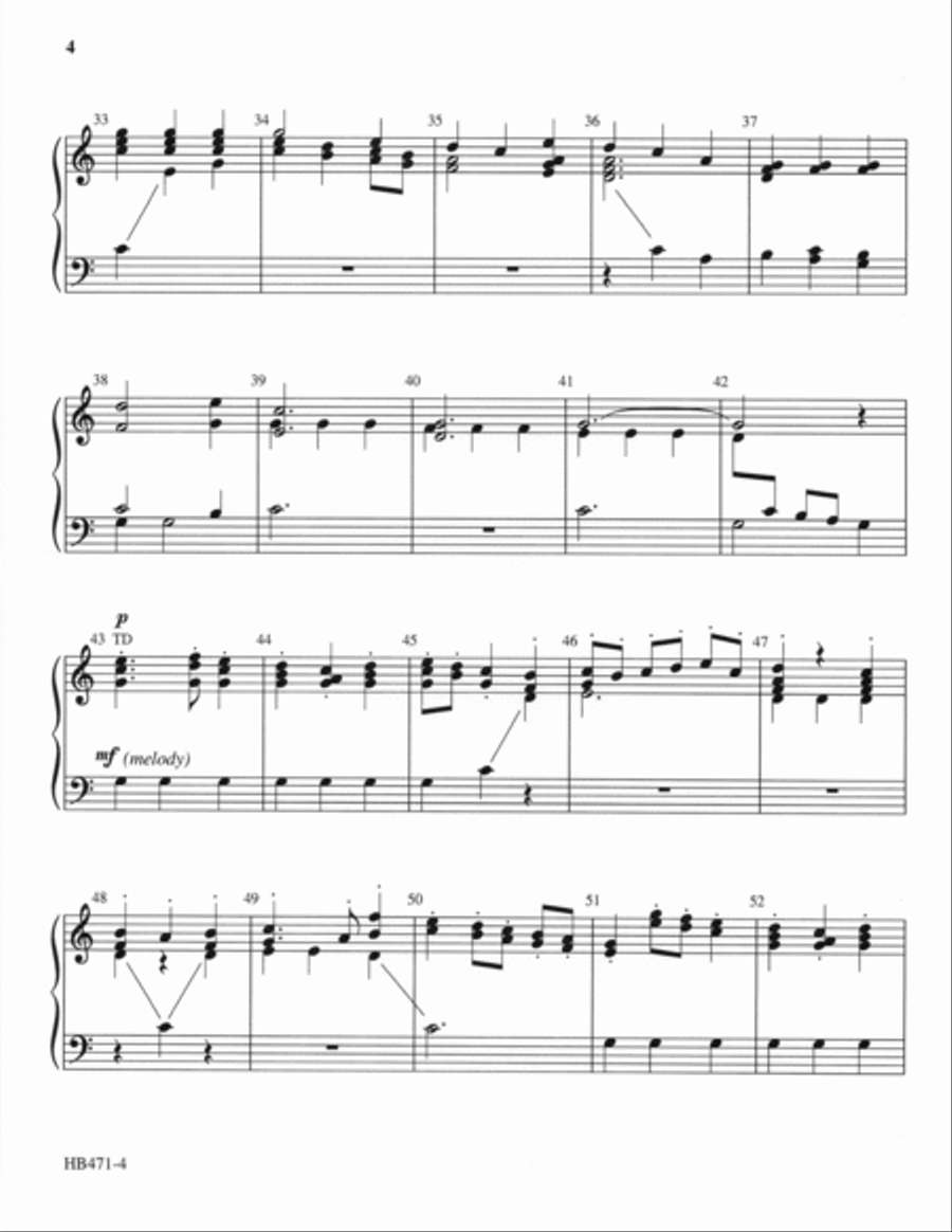 I Am So Glad - Hurlbutt 3-Octaves scores gallery preview page 4