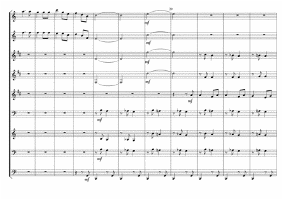 Children's Carol arranged for Chamber Orchestra by David Catherwood Chamber Orchestra scores gallery preview page 2