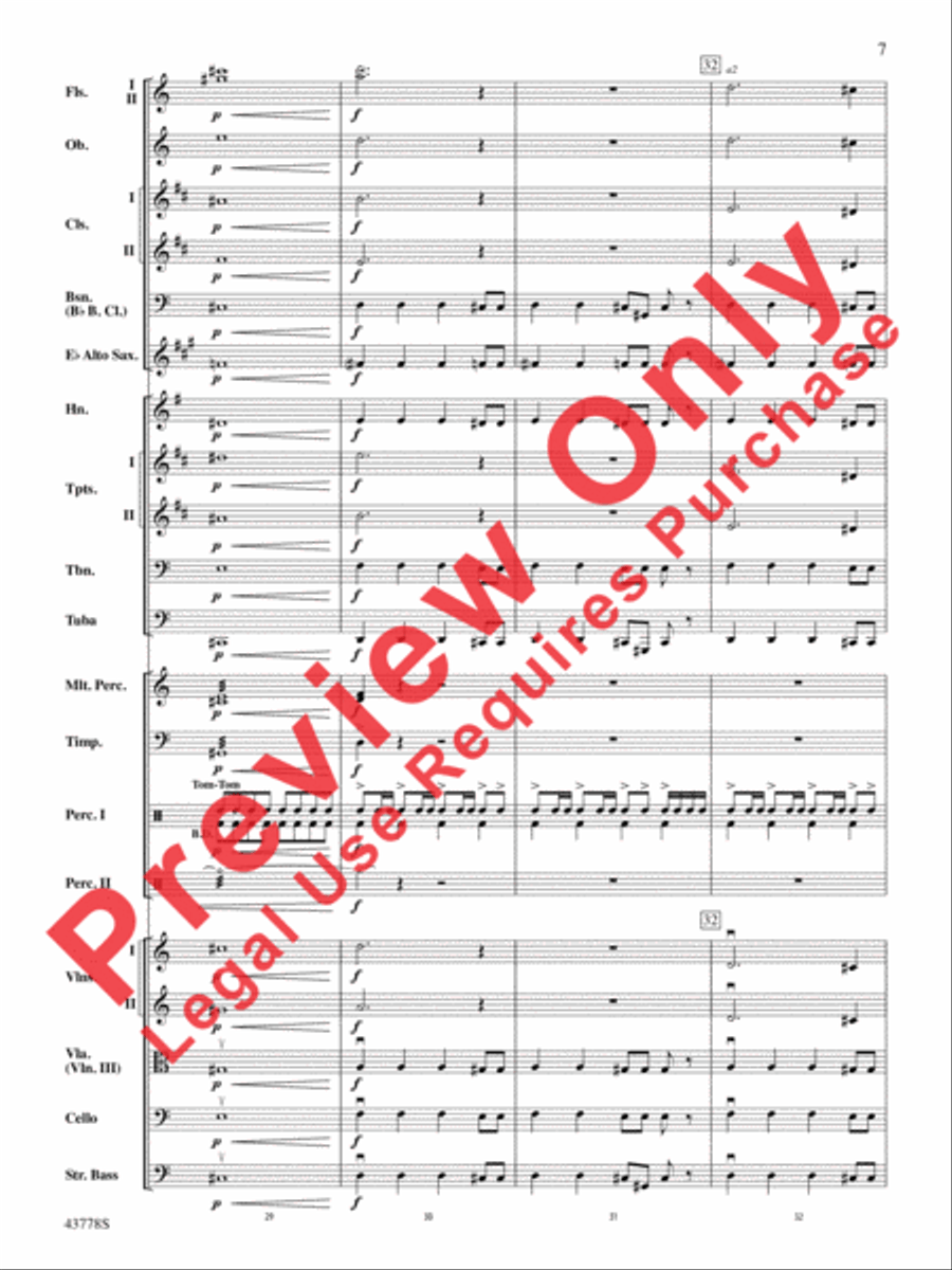 Godzilla Full Orchestra scores gallery preview page 27