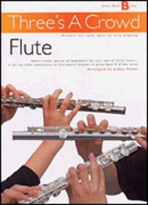 Book cover for Three's a Crowd: Junior Book B Flute