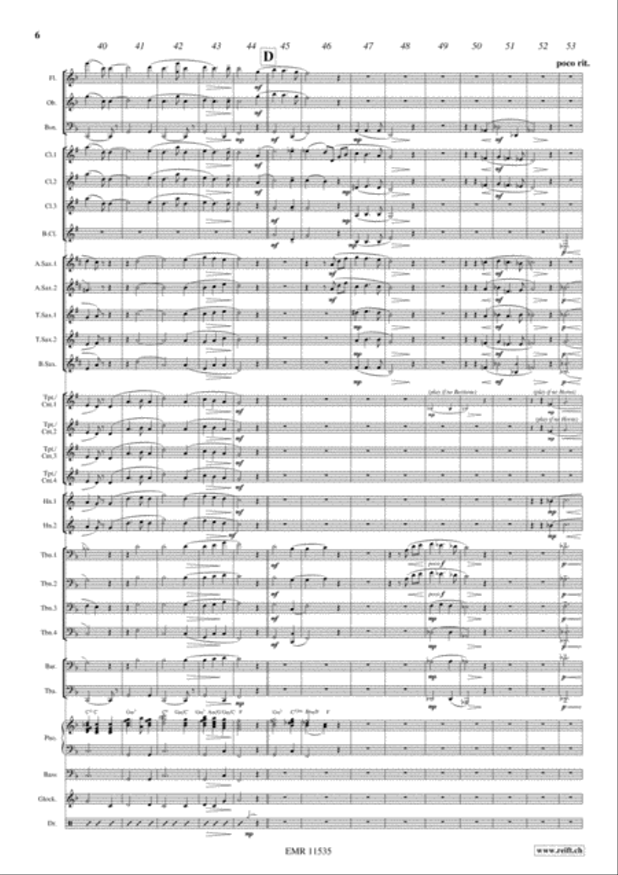 Moulin Rouge Concert Band scores gallery preview page 7