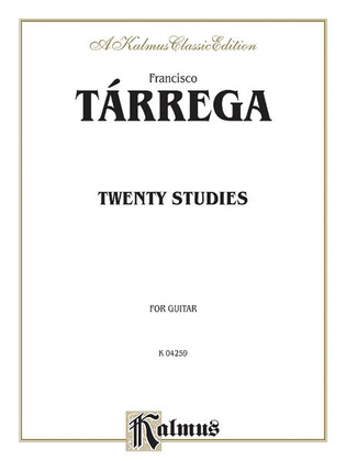 Book cover for Twenty Studies For Guitar