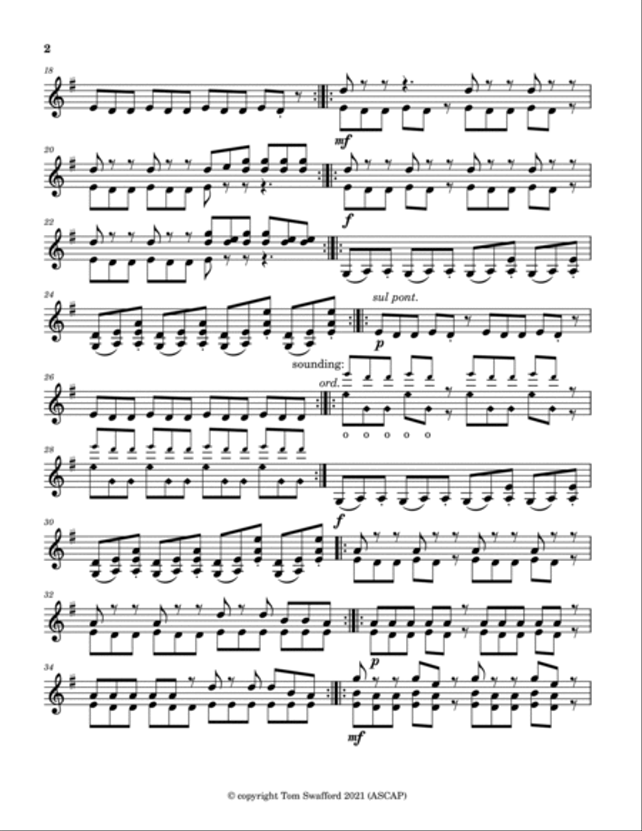Upshift for solo violin image number null