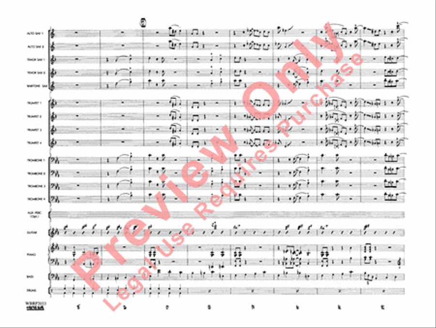 Mack the Knife (from The Threepenny Opera) Jazz Ensemble scores gallery preview page 7