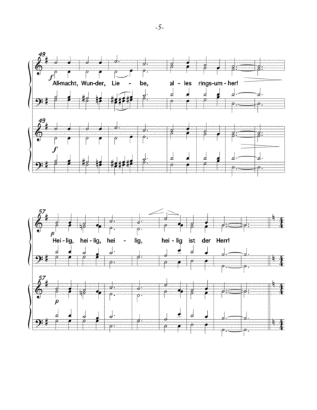 Holy, Holy, Holy - Medley - Small Orchestra - Flute, Oboe, Trumpet, Violins, Percussion, Piano Or Organ (Accompaniment For Mixed Choir) image number null