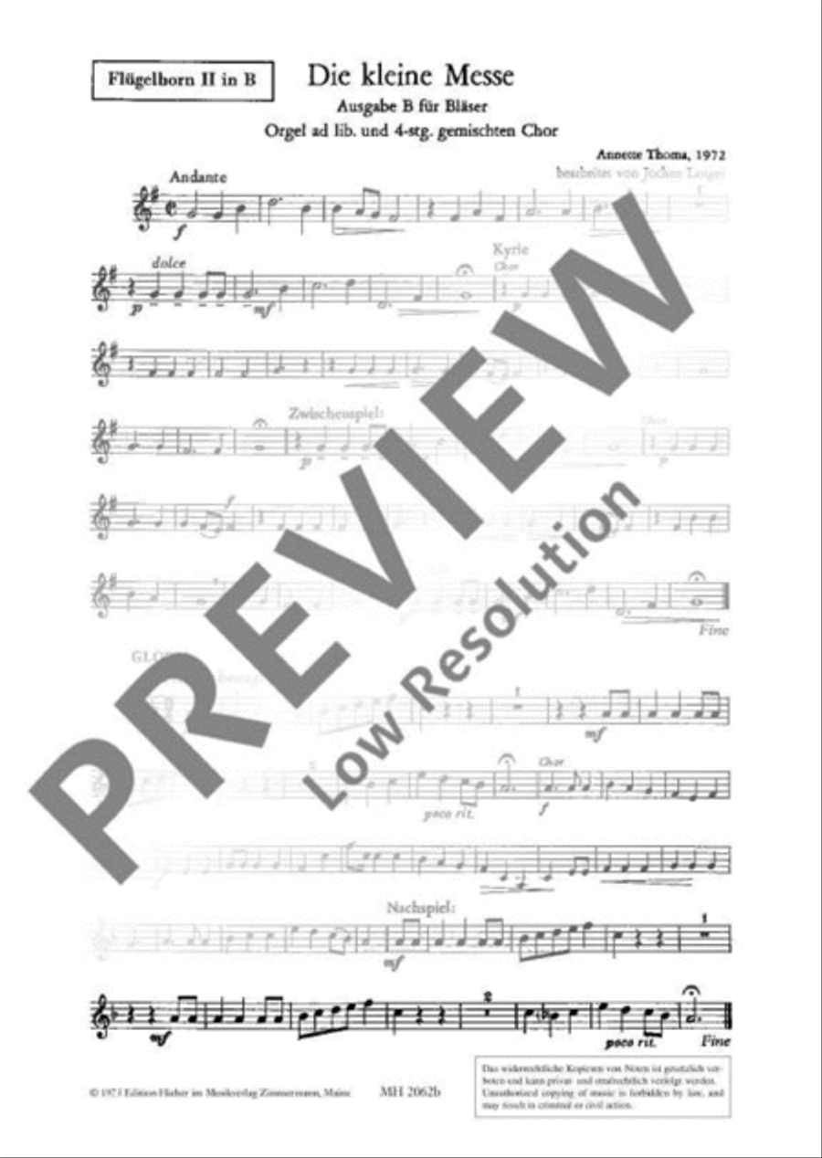 Die Kleine Messe Mixed Choir scores gallery preview page 6
