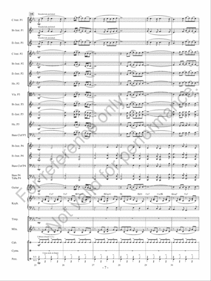 The Water Is Wide The Water Is Wide Concert Band scores gallery preview page 8