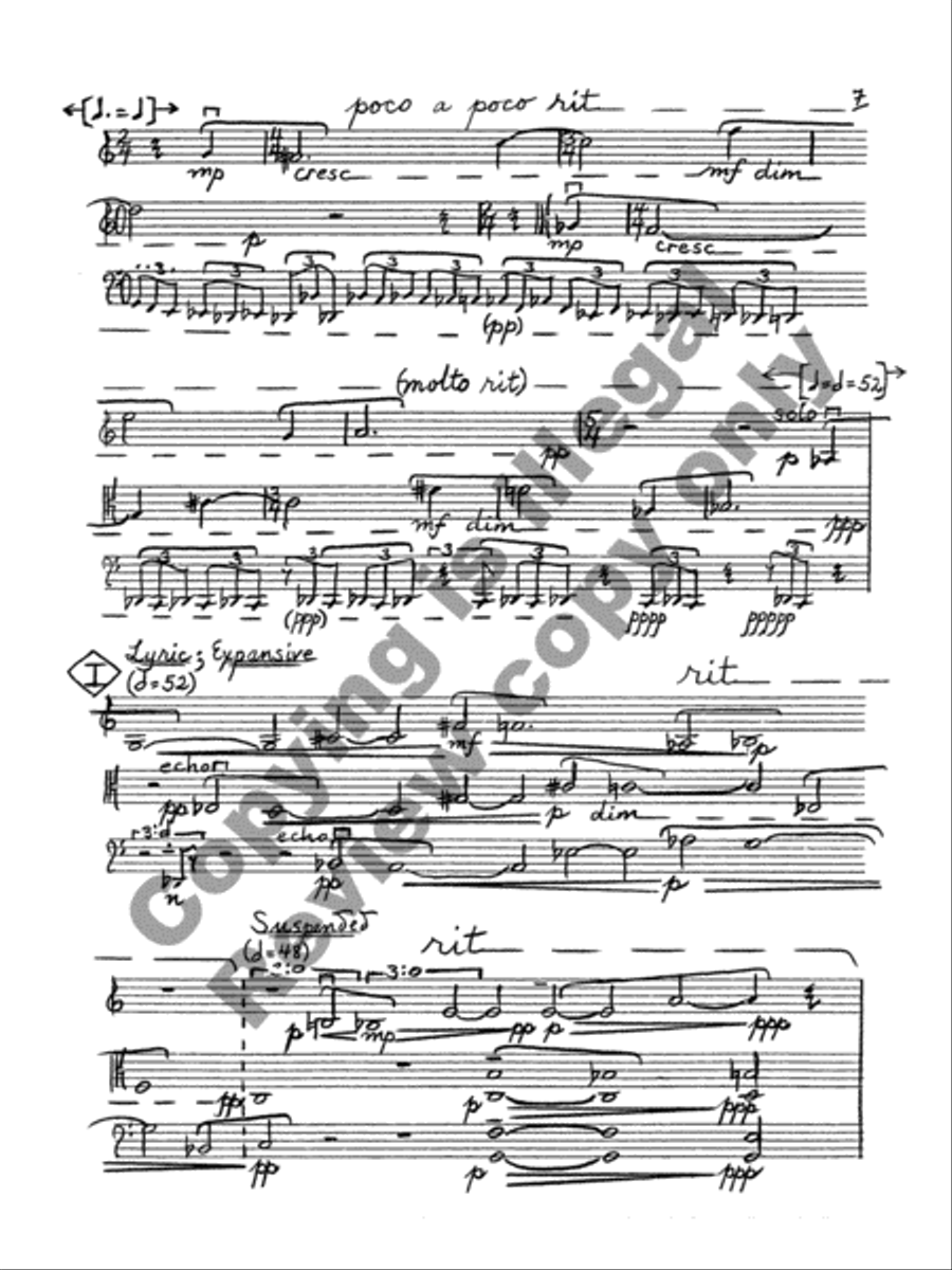 Images from Stillness String Trio scores gallery preview page 10