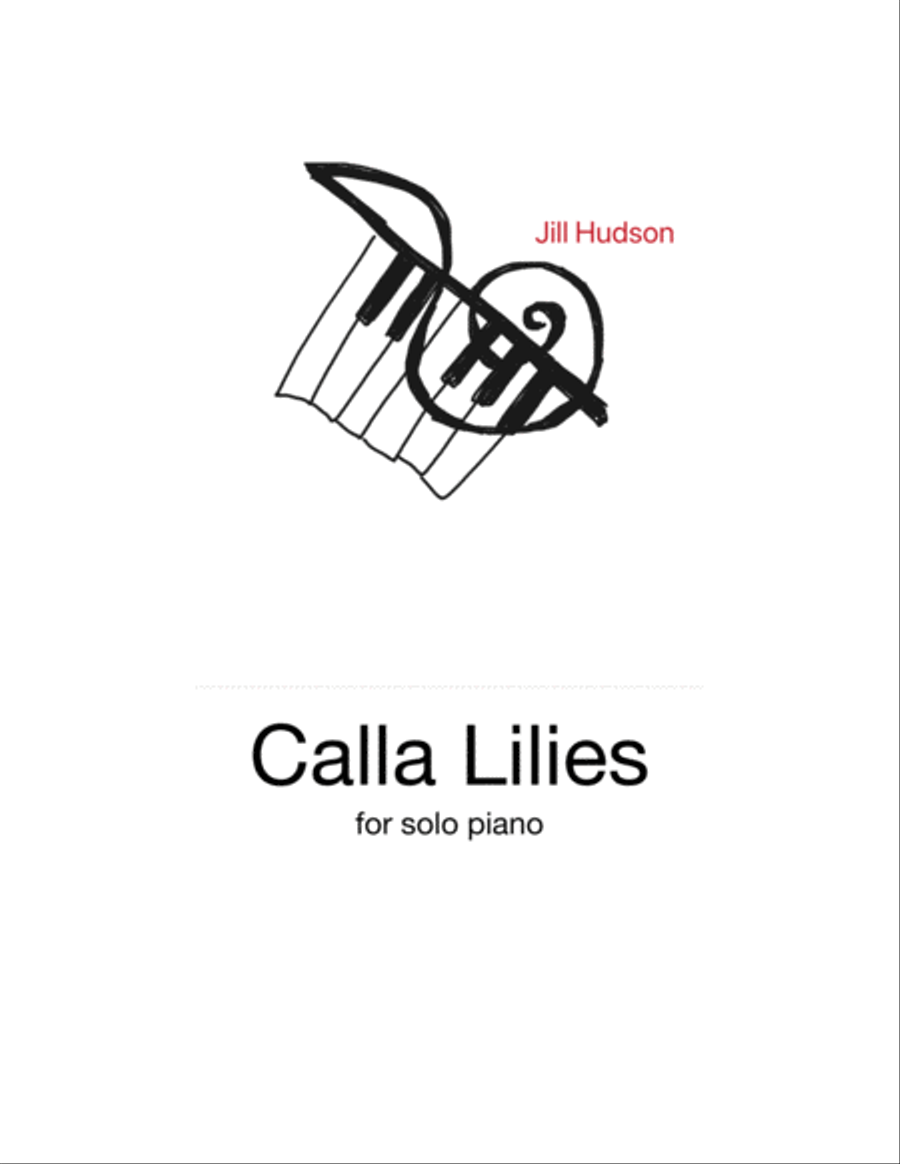 Calla Lilies Piano Method scores gallery preview page 1