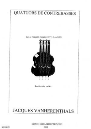 Book cover for Deux danses dans le style ancien
