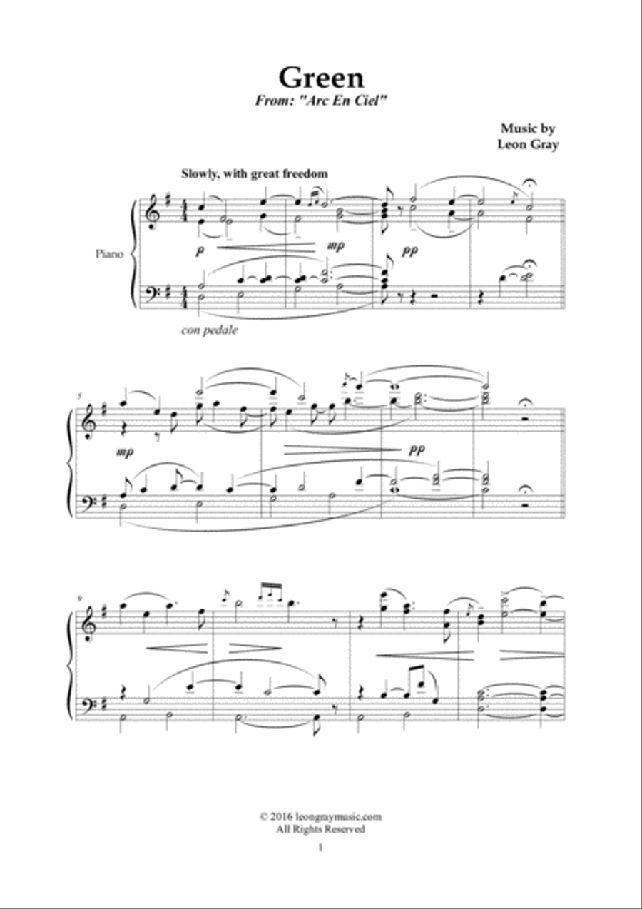 Green - Mvt. 4 from 