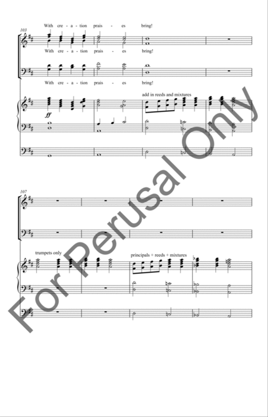 A Festive Thanks 4-Part scores gallery preview page 11