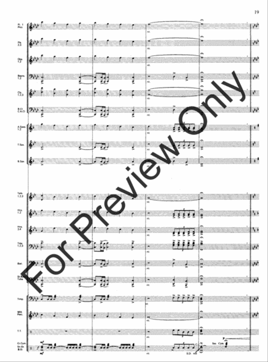 Emmanuel Variants Concert Band scores gallery preview page 21