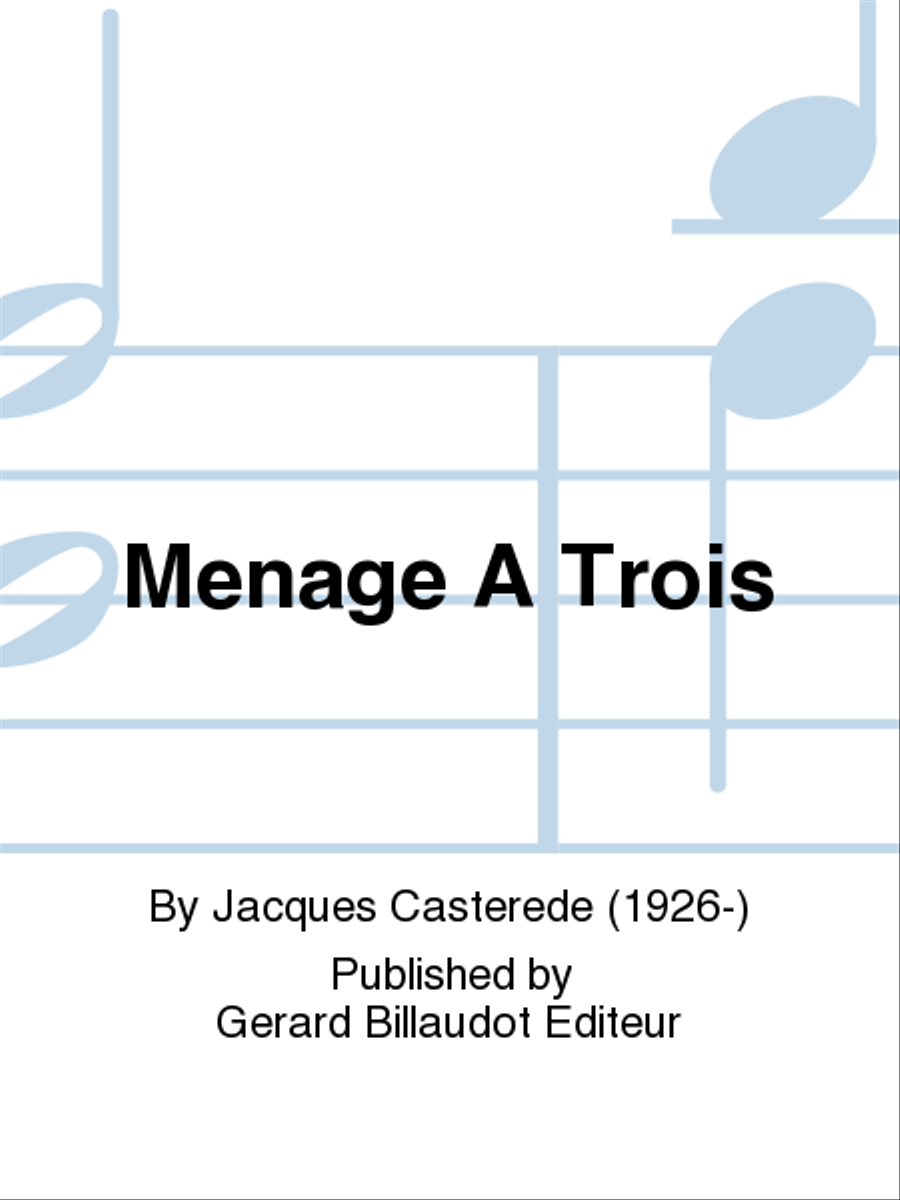 Menage A Trois Piano scores gallery preview page 1