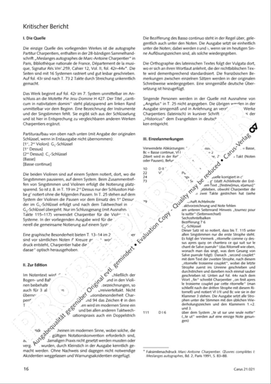 Canticum in nativitatem Domini Choir scores gallery preview page 17