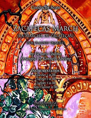 Zacatecas March (for Clarinet Quartet)