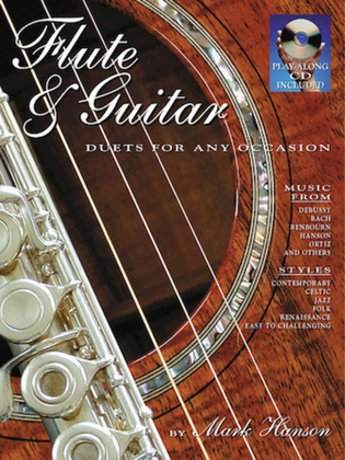 Book cover for Flute & Guitar Duets for Any Occasion