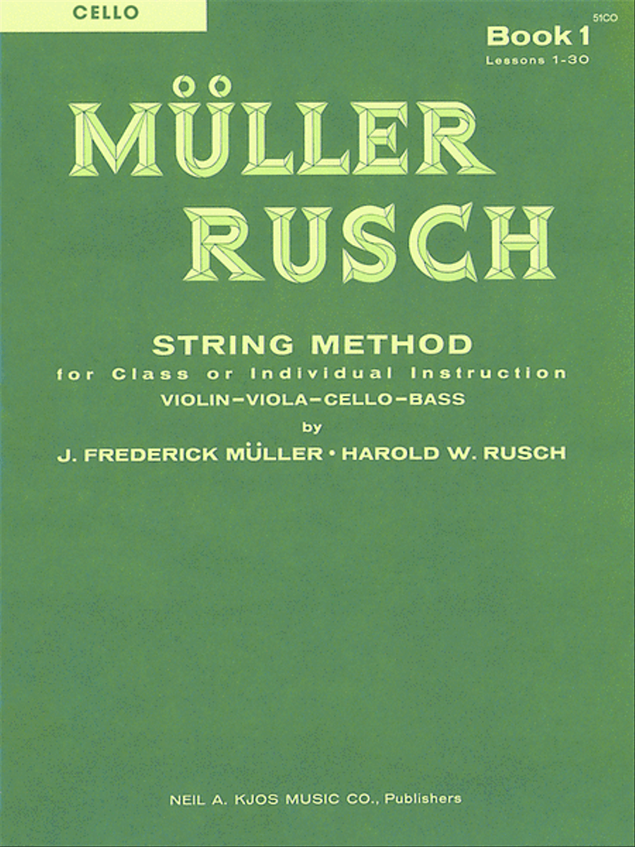 Muller-Rusch String Method Book 1 - Violin